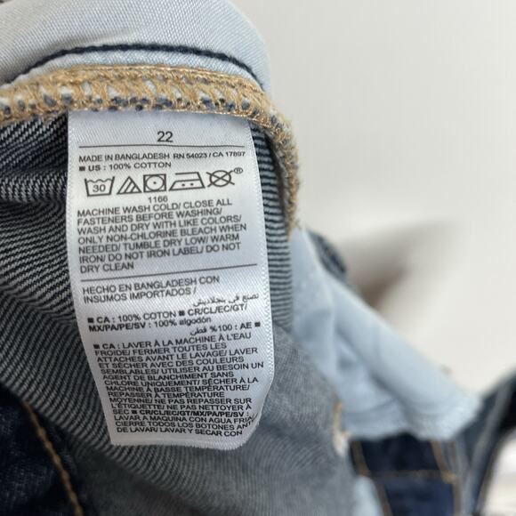 Old Navy Button Up Denim Jean Midi Skirt Womens Size 22 Western Festival Cowgirl - Picture 5 of 5